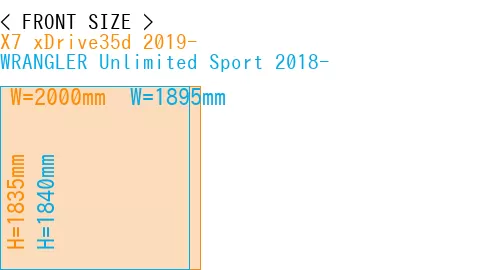 #X7 xDrive35d 2019- + WRANGLER Unlimited Sport 2018-